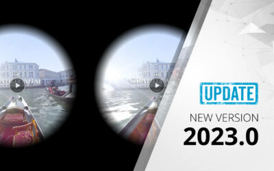 Actualización 2023.0: Vídeo Estéreo 360º y 180º, Vídeos 8k, efecto Motion Blur 3D…